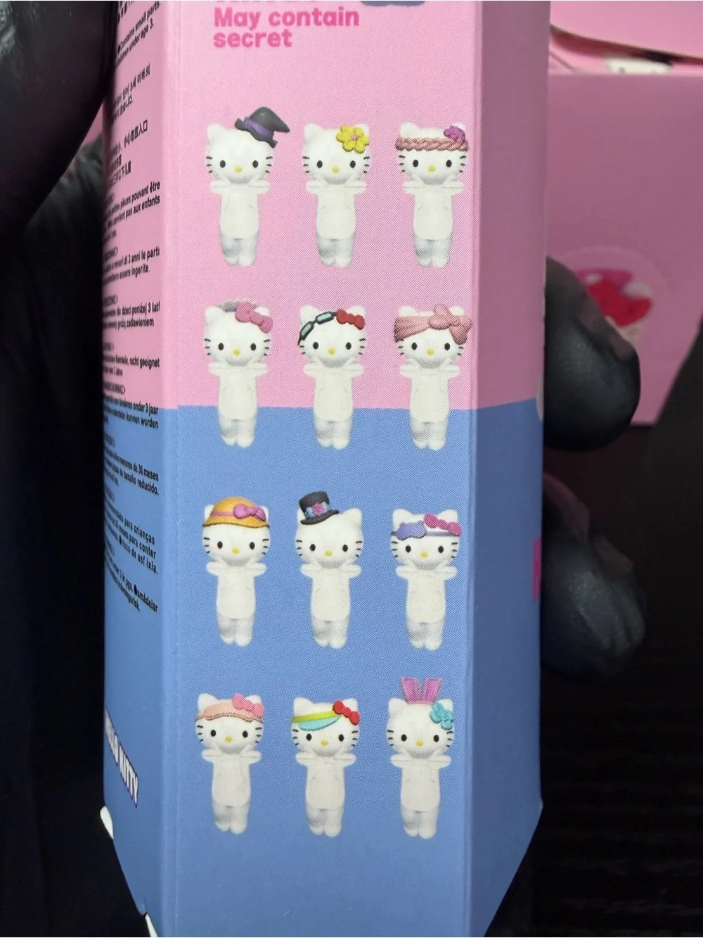 Cute Hello Kitty HIPPERS Decorative Mini Figure - Pink & Blue